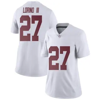 Limited Women's Michael Lorino III Alabama Crimson Tide Nike Football College Jersey - White