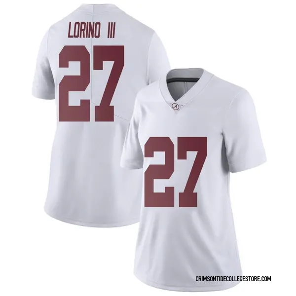 Limited Women's Michael Lorino III Alabama Crimson Tide Nike Football College Jersey - White