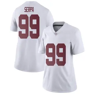 Limited Women's Nick Serpa Alabama Crimson Tide Nike Football College Jersey - White