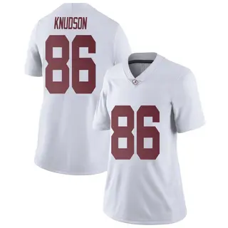 Limited Women's Peter Knudson Alabama Crimson Tide Nike Football College Jersey - White