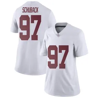 Limited Women's Reid Schuback Alabama Crimson Tide Nike Football College Jersey - White