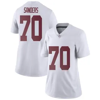 Limited Women's William Sanders Alabama Crimson Tide Nike Football College Jersey - White