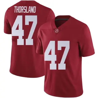 Limited Youth Adam Thorsland Alabama Crimson Tide Nike Crimson Football College Jersey -