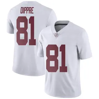 Limited Youth CJ Dippre Alabama Crimson Tide Nike Football College Jersey - White