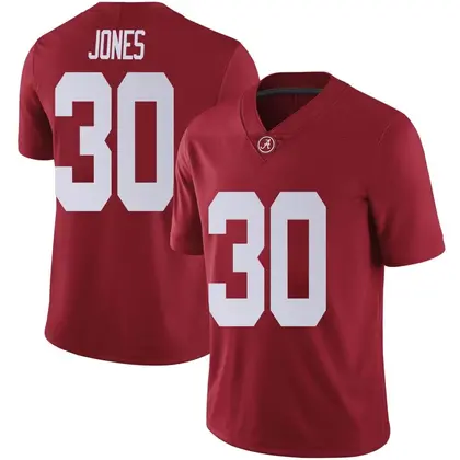 Limited Youth Cayden Jones Alabama Crimson Tide Crimson Football College Jersey -