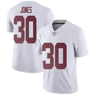 Limited Youth Cayden Jones Alabama Crimson Tide Nike Football College Jersey - White