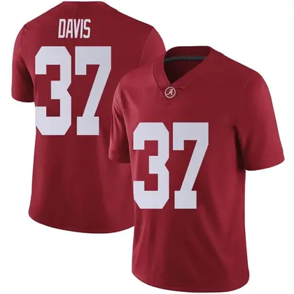 Limited Youth Cole Davis Alabama Crimson Tide Crimson Football College Jersey -