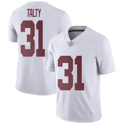 Limited Youth Conor Talty Alabama Crimson Tide Football College Jersey - White