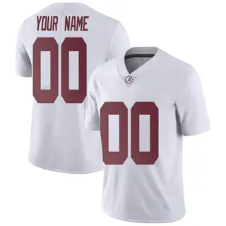 Limited Youth Custom Alabama Crimson Tide Nike Football College Jersey - White