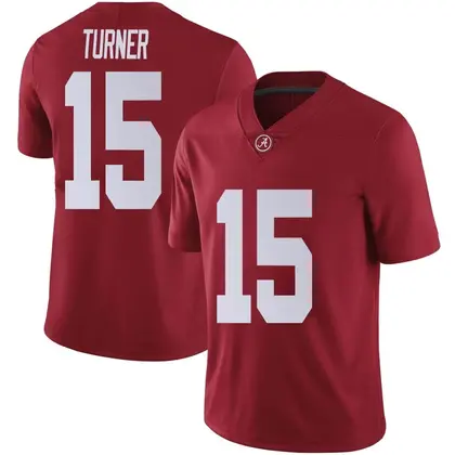 Limited Youth Dallas Turner Alabama Crimson Tide Crimson Football College Jersey -