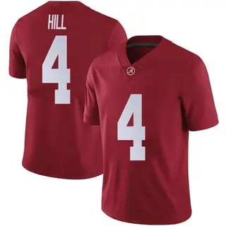 Limited Youth Daniel Hill Alabama Crimson Tide Nike Crimson Football College Jersey -