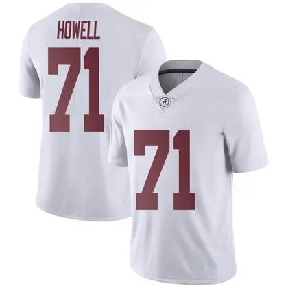 Limited Youth Jackson Howell Alabama Crimson Tide Football College Jersey - White