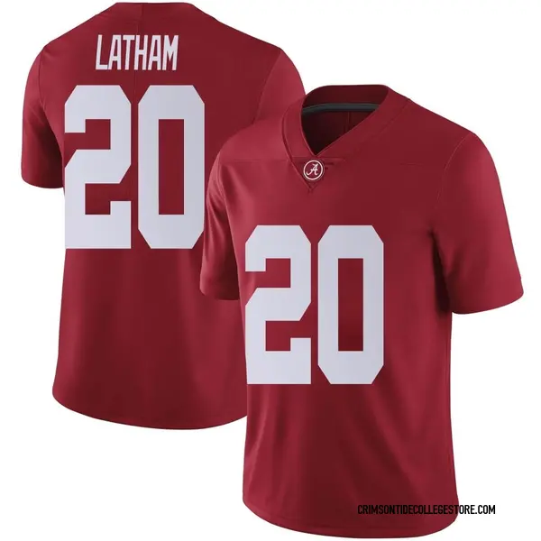 Limited Youth Jah-Marien Latham Alabama Crimson Tide Nike Crimson Football College Jersey -