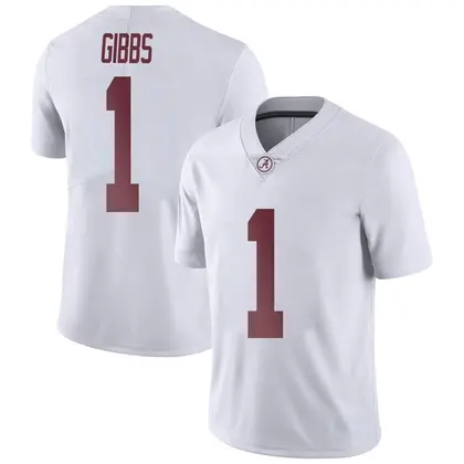 Limited Youth Jahmyr Gibbs Alabama Crimson Tide Football College Jersey - White