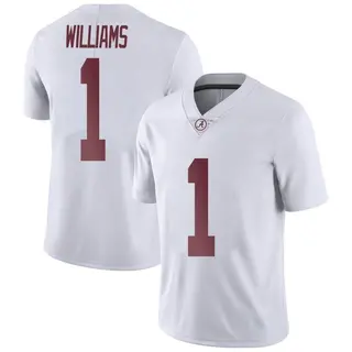 Limited Youth Jameson Williams Alabama Crimson Tide Nike Football College Jersey - White