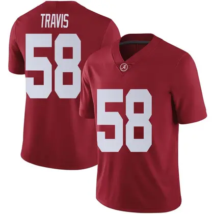 Limited Youth Jamison Travis Alabama Crimson Tide Crimson Football College Jersey -