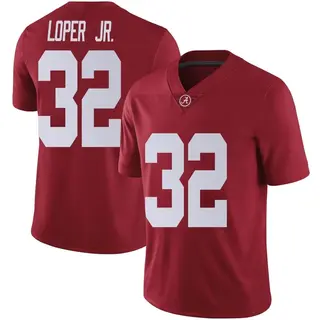 Limited Youth Jay Loper Jr. Alabama Crimson Tide Nike Crimson Football College Jersey -