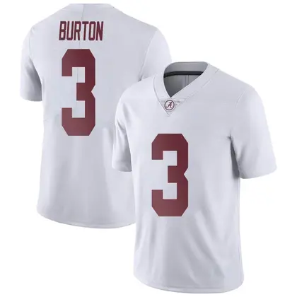 Limited Youth Jermaine Burton Alabama Crimson Tide Football College Jersey - White