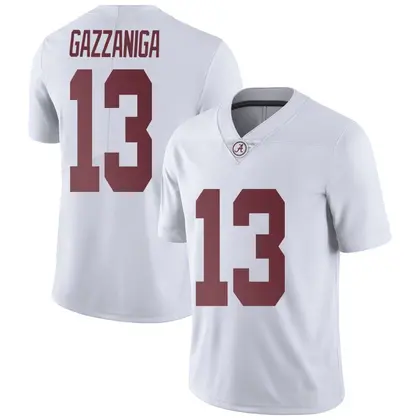 Limited Youth John Gazzaniga Alabama Crimson Tide Football College Jersey - White