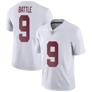 Limited Youth Jordan Battle Alabama Crimson Tide Nike Football College Jersey - White