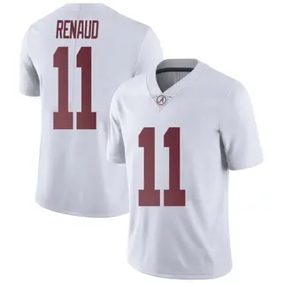Limited Youth Jordan Renaud Alabama Crimson Tide Nike Football College Jersey - White