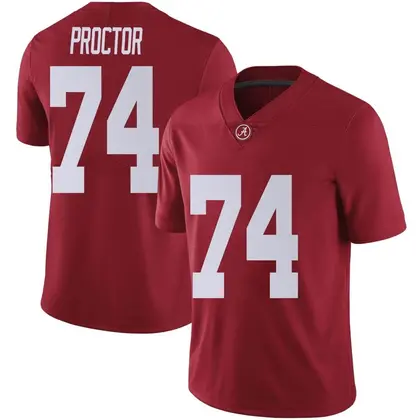 Limited Youth Kadyn Proctor Alabama Crimson Tide Crimson Football College Jersey -
