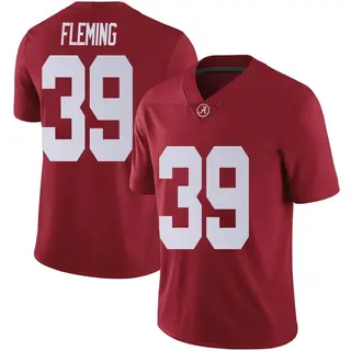 Limited Youth Kaleb Fleming Alabama Crimson Tide Nike Crimson Football College Jersey -