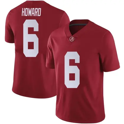 Limited Youth Kameron Howard Alabama Crimson Tide Crimson Football College Jersey -