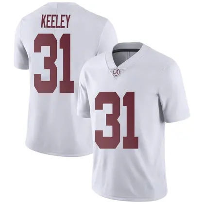Limited Youth Keon Keeley Alabama Crimson Tide Football College Jersey - White