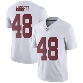 Limited Youth Kneeland Hibbett Alabama Crimson Tide Nike Football College Jersey - White