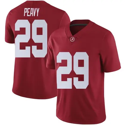Limited Youth Kolby Peavy Alabama Crimson Tide Crimson Football College Jersey -
