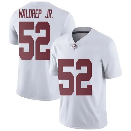 Limited Youth Mal Waldrep Jr. Alabama Crimson Tide Football College Jersey - White
