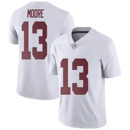 Limited Youth Malachi Moore Alabama Crimson Tide Football College Jersey - White