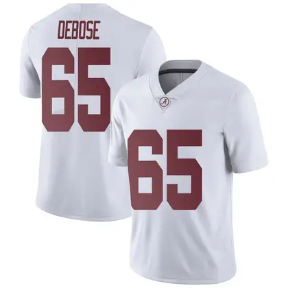 Limited Youth Micah Debose Alabama Crimson Tide Football College Jersey - White