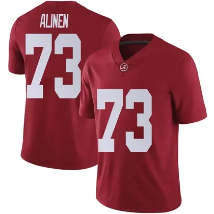 Limited Youth Olaus Alinen Alabama Crimson Tide Crimson Football College Jersey -