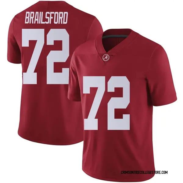 Limited Youth Parker Brailsford Alabama Crimson Tide Nike Crimson Football College Jersey -