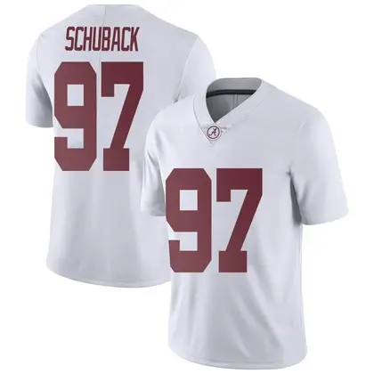 Limited Youth Reid Schuback Alabama Crimson Tide Football College Jersey - White