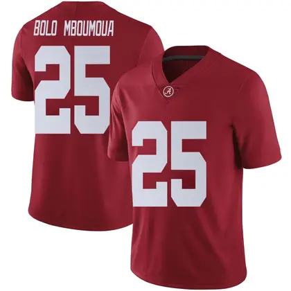 Limited Youth Steve Bolo Mboumoua Alabama Crimson Tide Crimson Football College Jersey -