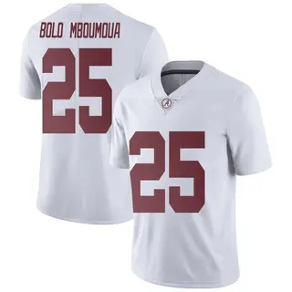 Limited Youth Steve Bolo Mboumoua Alabama Crimson Tide Nike Football College Jersey - White