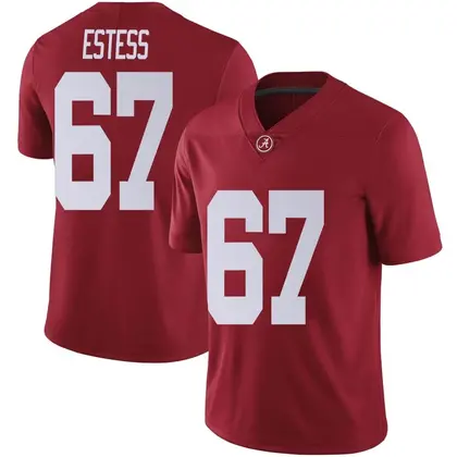 Limited Youth Wade Estess Alabama Crimson Tide Crimson Football College Jersey -