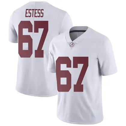 Limited Youth Wade Estess Alabama Crimson Tide Football College Jersey - White