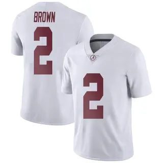 Limited Youth Zabien Brown Alabama Crimson Tide Nike Football College Jersey - White