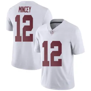 Limited Youth Zavier Mincey Alabama Crimson Tide Nike Football College Jersey - White