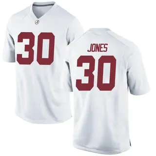 Replica Men's Cayden Jones Alabama Crimson Tide Nike Football College Jersey - White