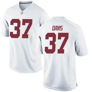 Replica Men's Cole Davis Alabama Crimson Tide Nike Football College Jersey - White