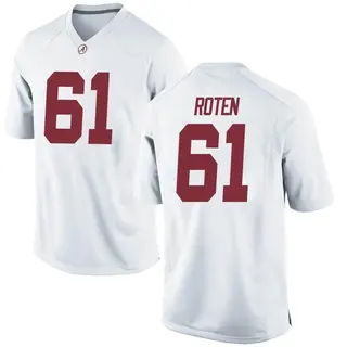 Replica Men's Graham Roten Alabama Crimson Tide Nike Football College Jersey - White