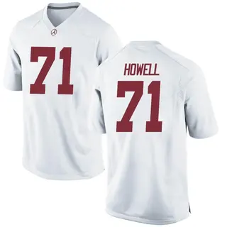 Replica Men's Jackson Howell Alabama Crimson Tide Nike Football College Jersey - White