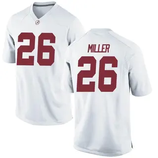 Replica Men's Jam Miller Alabama Crimson Tide Nike Football College Jersey - White