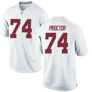 Replica Men's Kadyn Proctor Alabama Crimson Tide Nike Football College Jersey - White