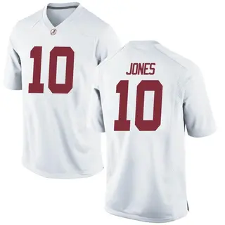 Replica Men's Mac Jones Alabama Crimson Tide Nike Football College Jersey - White